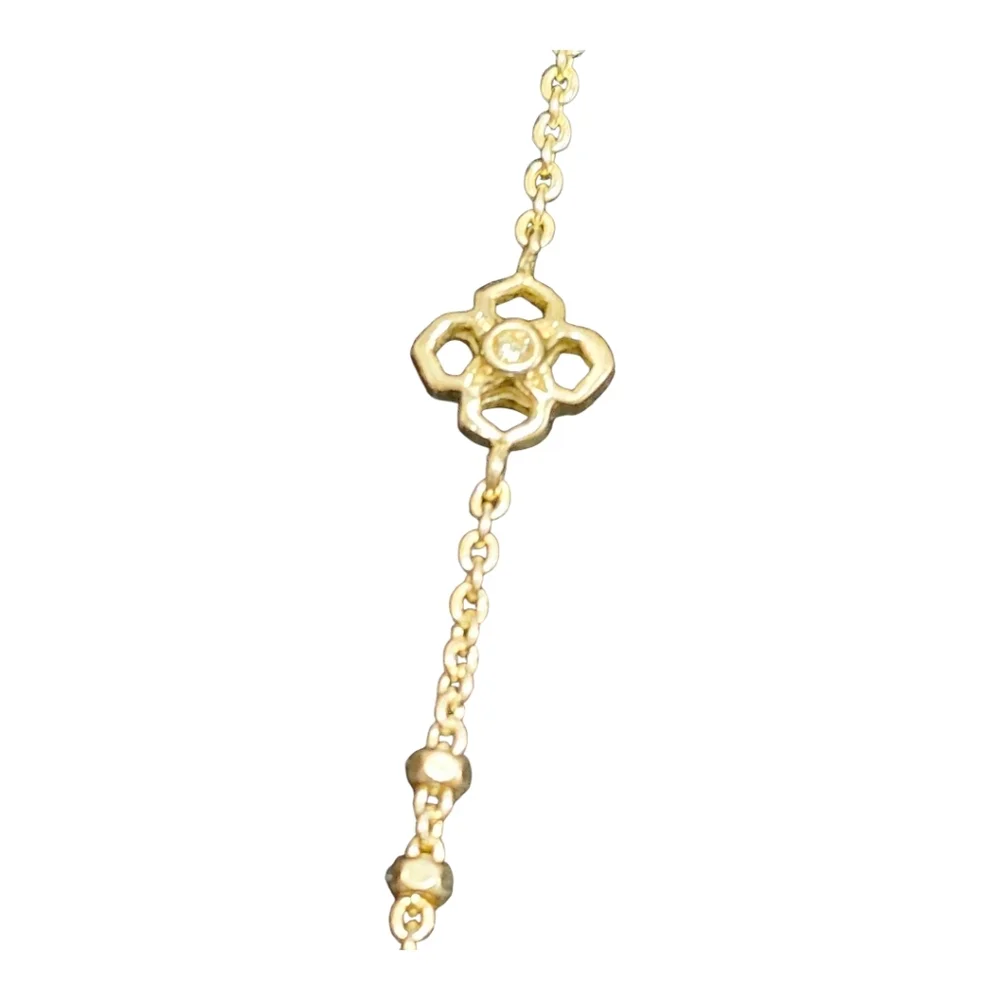 Kendra Scott Gold Plated CZ Pendant 36" Long Necklace - Picture 5 of 5